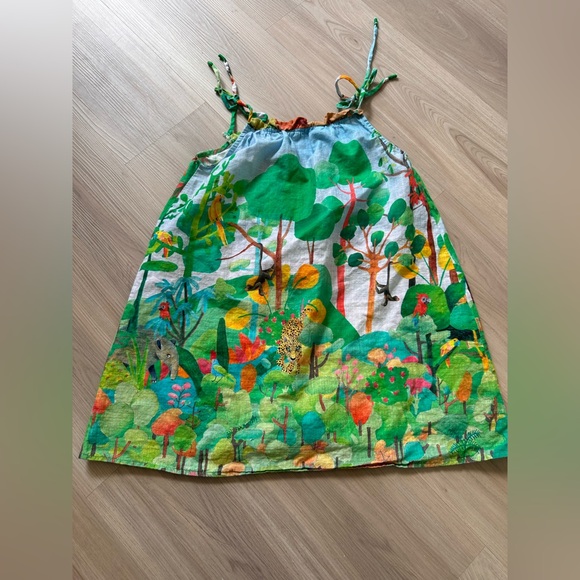 Fabula Other - Fabula jungle cotton dress colorful 6 kids farm Rio